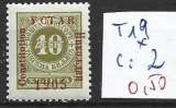 MONTENEGRO TAXE 19 * côte 2 € 