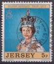 Jersey 1977 Y&T 151 oblitéré - Elizabeth II 