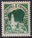 miniature comores ... taxe n° 1  neuf* ... 1950