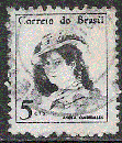 miniature Brésil  - YT  818  obl - Anita Garibaldi (1967)