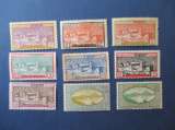 miniature Guadeloupe y & t 99 au 107 * 1928