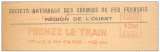 miniature EMA HAVAS type C de 1948 avec publicité SNCF - Voyager sans fatigue ? Prenez le train