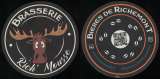miniature France SB Sous Bock Beermat Brasserie Rich'Mousse Bières de Richemont