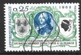 miniature France 1968 - Y & T 1572 - Rattachement de la Corse à la France