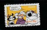 miniature France timbre n° 3956 ou 89 ob année 2006  série Sourires Chien Cubitus