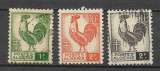 miniature Algérie - 1944 - YT  n° 219/221 oblitéré