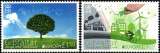 CEPT / Europa 2016 Gibraltar n° 1727 et 1728 ** Think Green - Ecologie, vélo