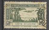 miniature Côte d'Ivoire - 1940 - YT PA n° 3  oblitéré  