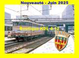 miniature ACACF par 01 - Loco BB 25201 en gare de PARIS-MONTPARNASSE - Blason LE MANS - SNCF