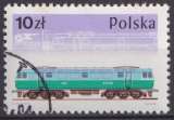 Pologne 1985 Y&T 2806 oblitéré - Locomotives 