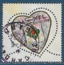 N°3632 Saint-Valentin 2004 - Cœur de Chanel oblitéré