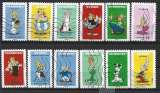 2019 FRANCE Adhésif 1729-40 oblitérés, Astérix, série complète