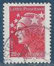 N°4566 Marianne de Beaujard TVP 20g rouge oblitéré
