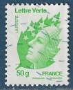 N°4594 Marianne de Beaujard TVP Lettre verte 50g oblitéré