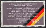miniature ALLEMAGNE RFA N° 1302 o Y&T 1990 40e Anniversaire de la chartre des expulsés allemand