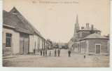 CPA ETINEHEM (80) LA MAIRIE et L' EGLISE - ANIMEE 