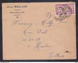 LETTRE A EN TETE - JEAN ANGLADE - TISSUS - MONTPELLIER - 1926