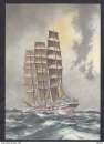 CPA - - LES GRAND VOILIERS FRANCAIS - LE TROIS MATS CARRE - ALICE