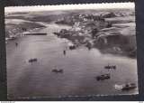 CPSM - 56 - BELLE ILE EN MER - SAUZON - VUE AERIENNE - L ENTREE DU PORT