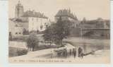 CPA DOLE (39) L' ECLUSE, LE BARRAGE et L' ECOLE JEANNE D' ARC - ANIMEE