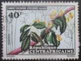 CENTRAFRIQUE N°194 Fleur oblitéré 