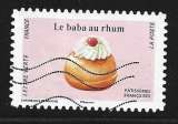 2024 FRANCE Adhésif 2488 oblitéré, pâtisseries, baba au rhum
