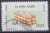 miniature France adhesif 2024 - patisseries françaises - 1000 feuilles (Cachet rond)