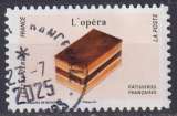 miniature France adhesif 2024 - patisseries françaises - opéra (Cachet rond)